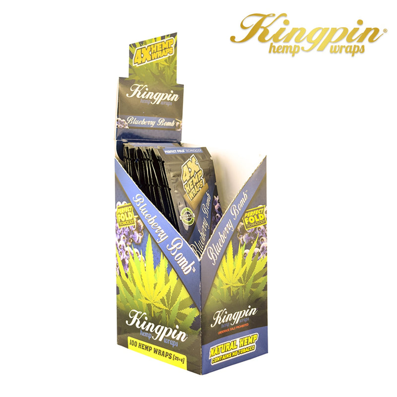 KINGPIN HEMP WRAPS – BLUEBERRY BOMB