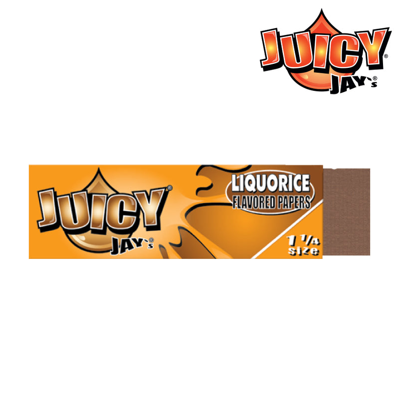 Juicy Jay’s Liquorice Flavoured Rolling Papers 1 1/4