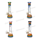 OG Original Glass Rainbow Cincture Beaker 10" OG438 - 4Colors