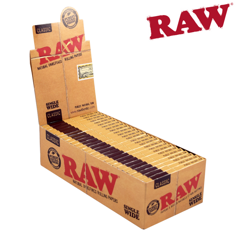 RAW Classic Rolling Papers Single Wide Single Window