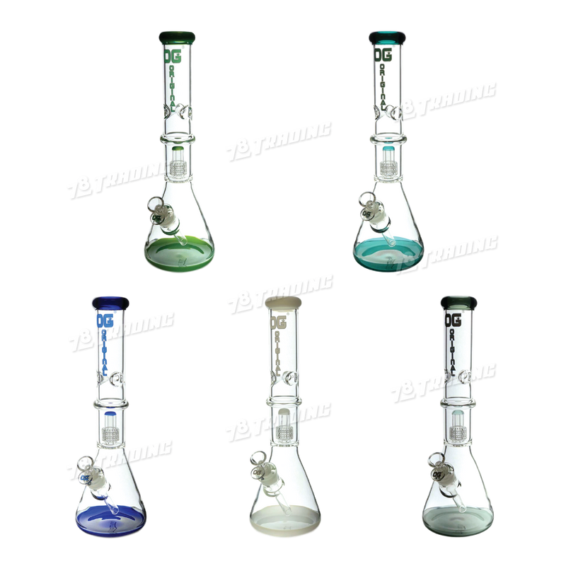 OG Original Glass OG408 Percolator Beaker 16inch 5Colors