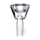 Premium Glass Bowl Diamond - CLEAR