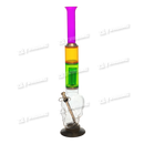 Non Brand Acrylic Mix Color Skull Shape Percolator Water Pipe