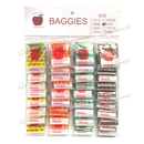Hangable Display Assorted Design Baggies 1515 Size - 576 Sheets