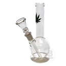 Non Brand Simple Leaf Clear Mini Pipe NEP1042