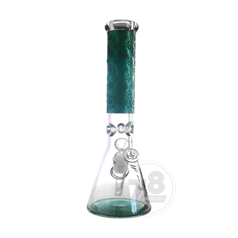 Legendary Glass LG151 Pattern Beaker GREEN