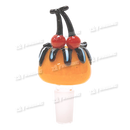 Fruit Deco 14mm Bowl Piece CHERRY by OG Original Glass - 3 Colors