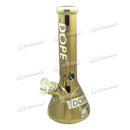 DOPE Metallic Chrome Beaker 13" w/Marijuana Pendant Key Chain - BART SIMPSON