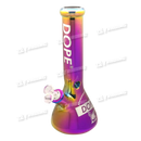 DOPE Metallic Chrome Beaker 13" w/Marijuana Pendant Key Chain - BART SIMPSON