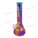 DOPE Metallic Chrome Beaker 13" w/Marijuana Pendant Key Chain - BART SIMPSON