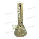 DOPE Metallic Chrome Beaker 13" w/Marijuana Pendant Key Chain - BATMAN