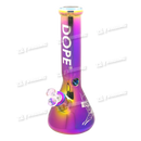 DOPE Metallic Chrome Beaker 13" w/Marijuana Pendant Key Chain - BATMAN