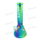 DOPE Metallic Chrome Beaker 13" w/Marijuana Pendant Key Chain - BATMAN