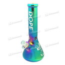 DOPE Metallic Chrome Beaker 13" w/Marijuana Pendant Key Chain - HARLEY QUINN