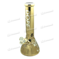 DOPE Metallic Chrome Beaker 13" w/Marijuana Pendant Key Chain - HARLEY QUINN