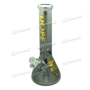 DOPE Metallic Chrome Beaker 13" w/Marijuana Pendant Key Chain - JOKER