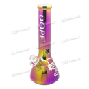 DOPE Metallic Chrome Beaker 13" w/Marijuana Pendant Key Chain - HELLO KITTY