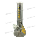 DOPE Metallic Chrome Beaker 13" w/Marijuana Pendant Key Chain - SUPER MARIO