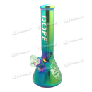 DOPE Metallic Chrome Beaker 13" w/Marijuana Pendant Key Chain - SUPER MARIO