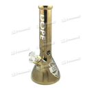 DOPE Metallic Chrome Beaker 13" w/Marijuana Pendant Key Chain - SUPER MARIO