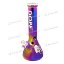 DOPE Metallic Chrome Beaker 13" w/Marijuana Pendant Key Chain - MICKEY MOUSE