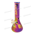 DOPE Metallic Chrome Beaker 13" w/Marijuana Pendant Key Chain - MICKEY MOUSE