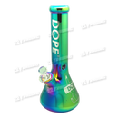 DOPE Metallic Chrome Beaker 13" w/Marijuana Pendant Key Chain - PIKACHU