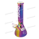 DOPE Metallic Chrome Beaker 13" w/Marijuana Pendant Key Chain - PIKACHU