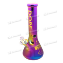 DOPE Metallic Chrome Beaker 13" w/Marijuana Pendant Key Chain - PIKACHU