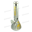 DOPE Metallic Chrome Beaker 13" w/Marijuana Pendant Key Chain - DEADPOOL