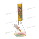 Rasta Smoking Man Beaker 14inches 7mm GB1116 - 3 Designs