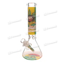 Rasta Smoking Man Beaker 14inches 7mm GB1116 - 3 Designs