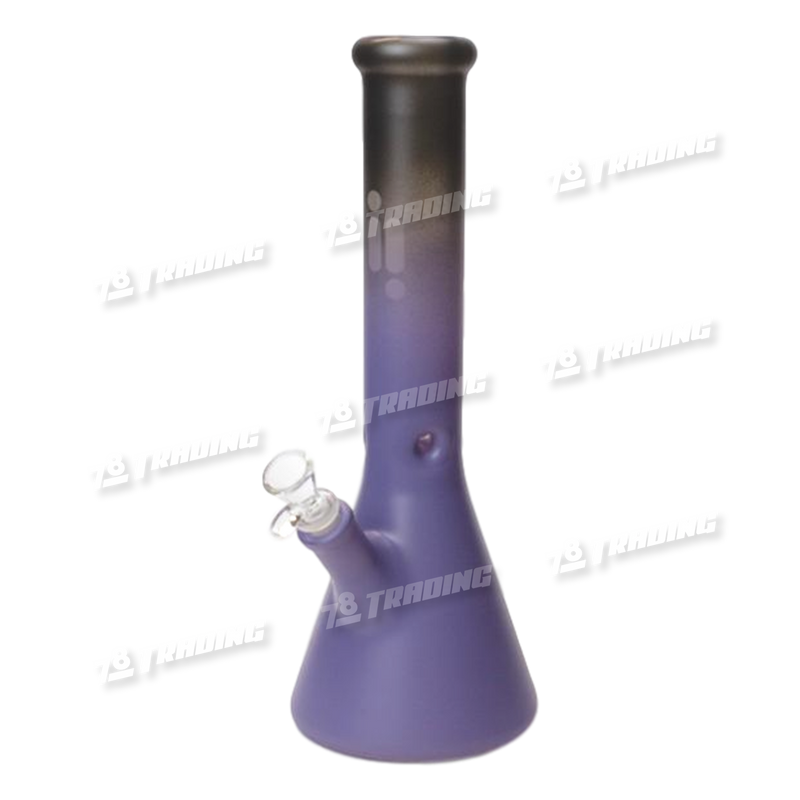 INFINITI GLASS Two Tone Frosted Beaker 14inch 7mm - 5Colors