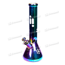 INFINITI GLASS Metallic Chrome Snowflake Pattern 14" 7mm - 6Colors