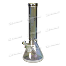 INFINITI GLASS Metallic Chrome Snowflake Pattern 14" 7mm - 6Colors