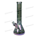 INFINITI GLASS Metallic Chrome Snowflake Pattern 14" 7mm - 6Colors