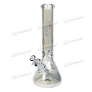 INFINITI GLASS Metallic Chrome Snowflake Pattern 14" 7mm - 6Colors