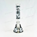 Infiniti Glass Skull Decal Beaker 14inches - 5 Colors