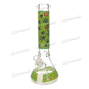 Colorful Leaf Pattern Beaker 14inches 7mm - 5 Designs