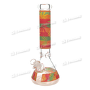 Colorful Leaf Pattern Beaker 14inches 7mm - 5 Designs