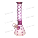 INFINITI GLASS Colorful Monogram Pattern Beaker 10" 5mm GP1875 - 3Colors