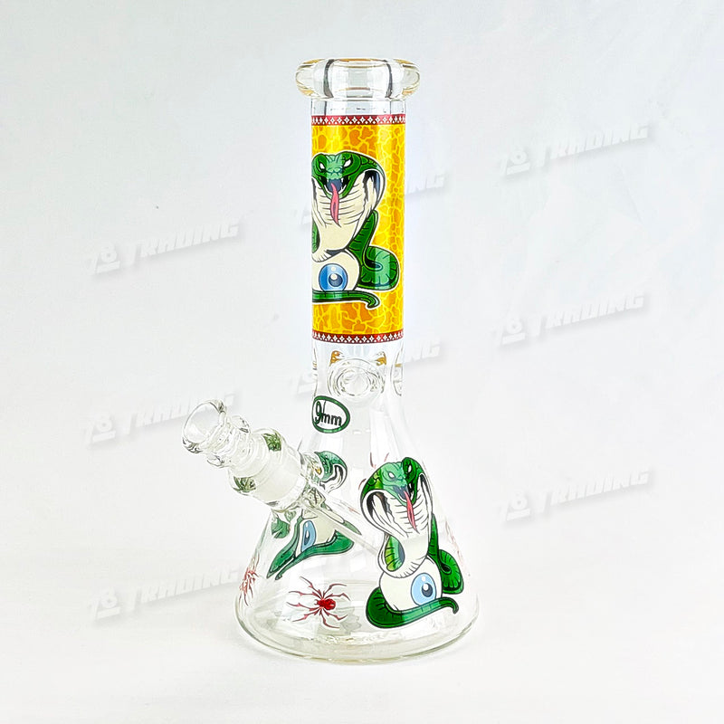 Cobra Decal Glow In The Dark Beaker 12inches 9MM - 6 Designs