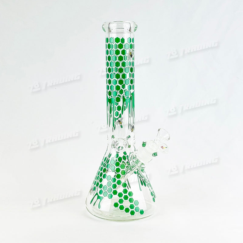 Honeycomb Decal Beaker 14inches - 4 Colors