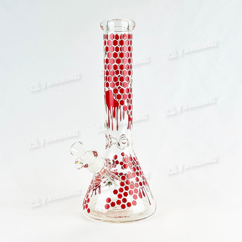 Honeycomb Decal Beaker 14inches - 4 Colors