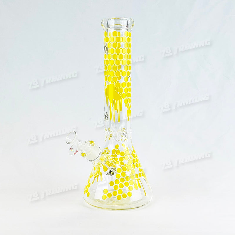 Honeycomb Decal Beaker 14inches - 4 Colors