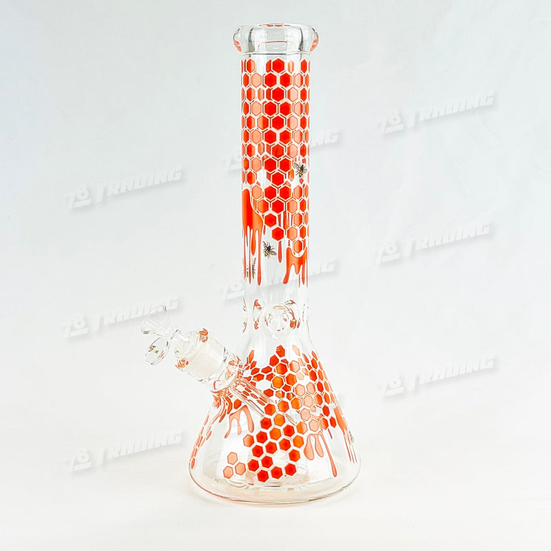 Honeycomb Decal Beaker 14inches - 4 Colors