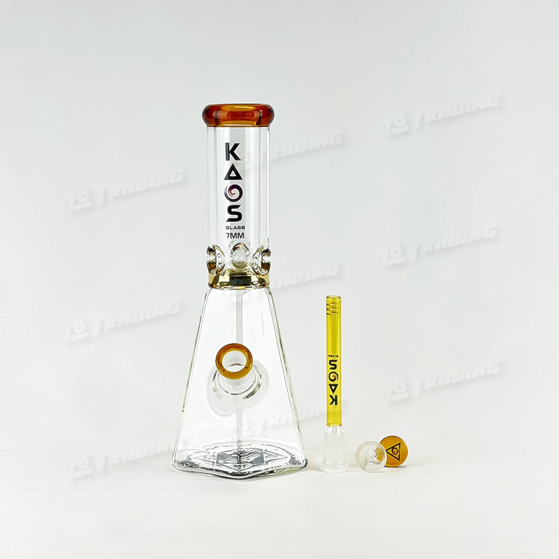 KAOS Glass Six Angle Beaker KS26 - 6 Colors