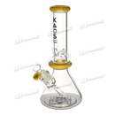 KAOS GLASS LARGE BEACKER W/ DOUBLE CROWN 12" 7mm KS27- 5 Colors