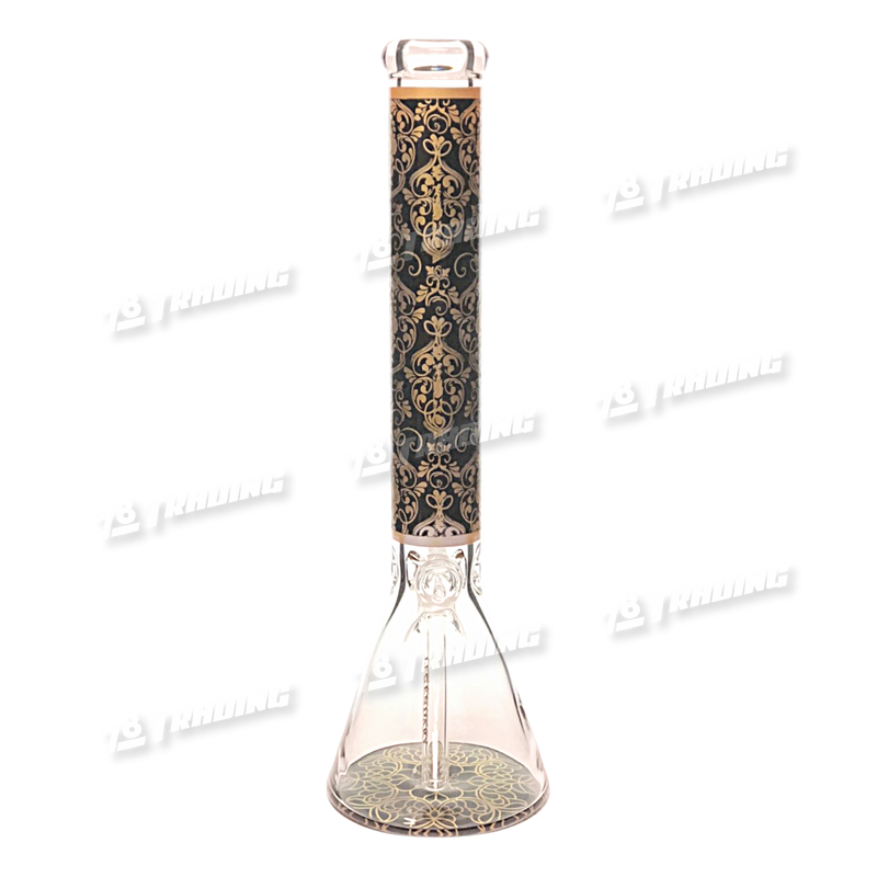 Legendary Glass Gold Pattern 17 inches LG258