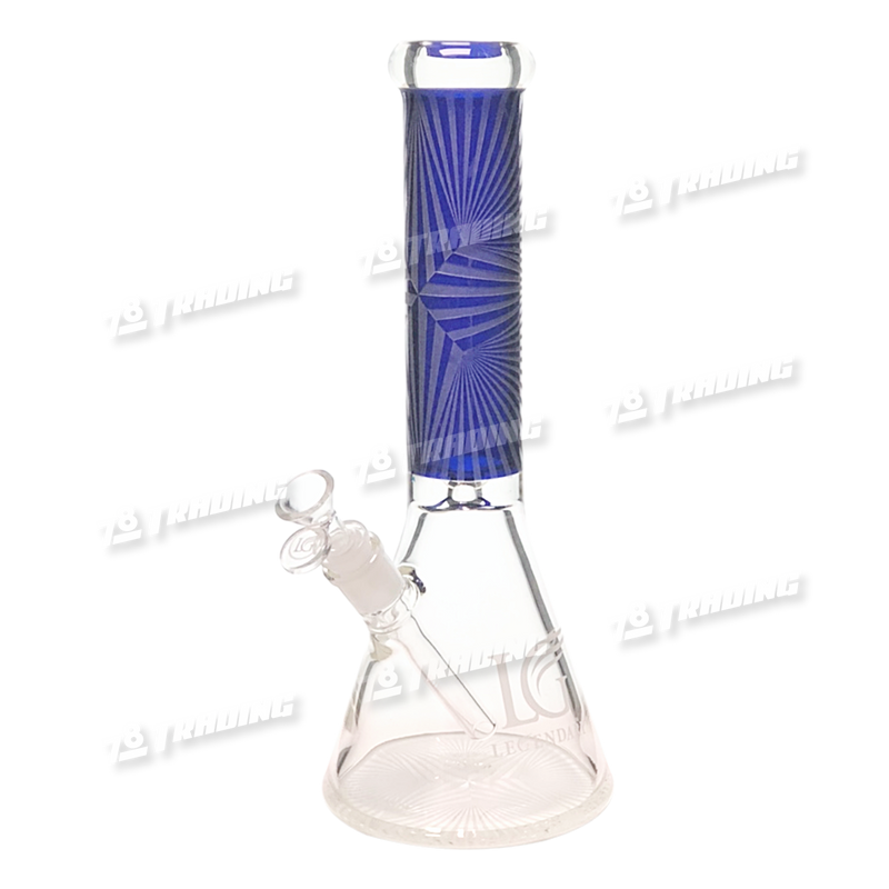 Legendary Glass Sandblast Beaker LG269 12 inches 9mm